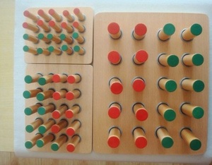 معدات تمارين التدريب على تنسيق العين باليد ، لوح إدخال خشبي مرن للجر والتصحيح - Product Image 4