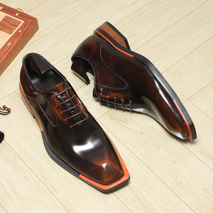 Zapatos Casuales de Hombre de Cuero Genuino con Punta Cerrada e Impermeables, Modelo 2026, Marca QJMP - Product Image 6
