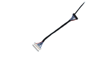 Hochwertiges LVDS-Kabel I-PEX20653-30P PTFE-Bildschirmkabel für Maßgefertigte Digitale Bildschirme/Computermonitore