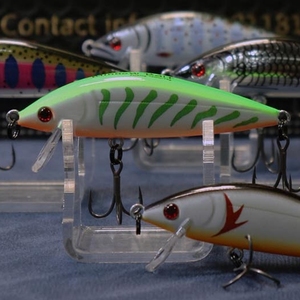 新款70毫米10g仿生摇摆器钓鱼诱饵29色硬ABS下沉小鱼摇摆器，带鳟鱼鱼钩，用于河钓 - Product Image 4