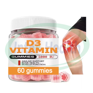 Ausreson Vitamin D3 K2 mengandung Gummies suplemen tulang kesehatan kalsium sitrat 500 mg Magnesium + Vitamin C kekuatan seng - Product Image 1