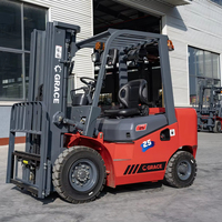 Chariot élévateur diesel de 2,5 tonnes, fabriqué en Chine, avec moteur Xinchai, certifié CE, taille personnalisable pour la manutention de marchandises en extérieur