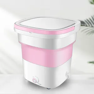 2020 New Folding Design Portable Mini Clothes Washing Machine for Home Travel Self-Driving