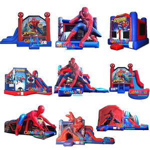 Comercial Dry/Set Slide Combo Bounce House Modelo de moda PVC 0,55mm Vinilo Equipo de juego para niños al aire libre con soplador incluido - Product Image 5