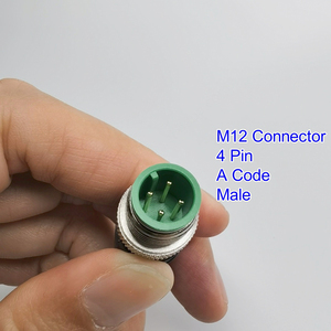 IP67 personnalisé M12 codé A 4 broches mâle RJ45 connecteur industriel Profinet Ethernet câble assemblage Double blindé faisceau de câbles - Product Image 3