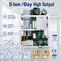 Convertisseur Robin monophasé 220V vers triphasé 380V pour machine à glaçons avec contrôle PLC, économie d'énergie et utilisation facile