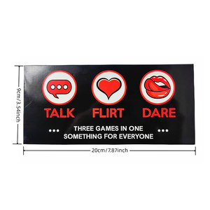 Jeu de cartes 3-en-1 amusant pour adultes : Romance anglaise, Jouets sexuels, Jeu de flirt pour la chambre, Cartes de positions sexuelles pour couples, Parler et flirter - Product Image 6