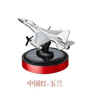 Popular ambientador de coche con forma de avión solar F16 Snapdragon, giratorio, de larga duración, con fragancia suelta, adorno decorativo para coche. - Product Image 2