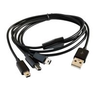 Câble répartiteur double Mini USB 1M 3FT Alimentation jusqu'à trois appareils à la fois Mini répartiteur de charge 5PIN pour imprimantes