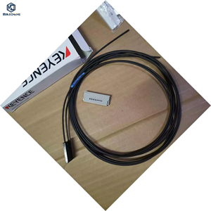 Capteur à fibre optique réfléchissant délimité FU-38S, unité R5, rayon de courbure de 5 mm, câble de 2 m à découpe libre, 20g, automatisation industrielle - Product Image 1