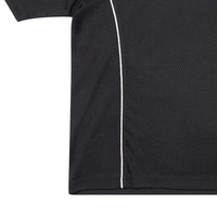Camiseta Deportiva Unisex Retro con Cuello en V, Personalizable, con Ribete, Holgada, de Malla Lisa, Servicio OEM para Impresión