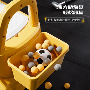 Excavadora de juguete de plástico con 4 ruedas para niños de 1 a 3 años, vehículo de ingeniería unisex con brazo excavador. - Product Image 5