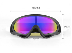 Kacamata ski taktis tahan pasir dengan lensa pelindung kacamata bersepeda - Product Image 2