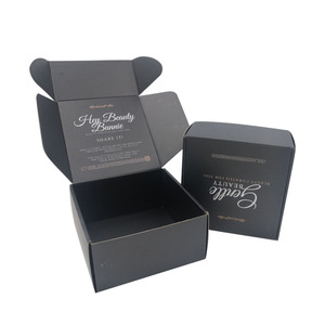 Corrugated Box Shipping Factory Direct Recycle Carton Black Corrugated Shoe Box Corrugated Shipping Box Packaging