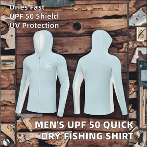 Protection solaire Séchage rapide OEM UPF 50 Unisexe Maillot de protection contre les éruptions cutanées d'été Maillot de pêche Performance Chemise à fermeture éclair - Product Image 2