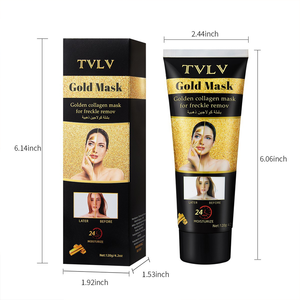 Maschera Facciale Realizzata con Estratto di Foglie di Aloe Vera per Idratazione a Lunga Durata e Ritenzione dell'Umidità. Maschera Facciale Dorata - Product Image 6