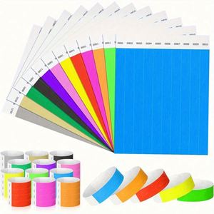 Custom Bracelets Waterproof Tyvek Wristband Event Raffle Wrist Strap <b>Playground</b> Bracelet Wrist Strap - Product Image 1