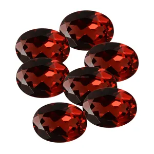 Gioielli in pietra preziosa naturale sciolta prezzo all'ingrosso 5x3mm a 14x10mm pietra preziosa granato rosso taglio ovale