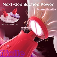2-in-1 APP Rose Sexspielzeug für Frauen AI Sync 360 °   Rotierende Vibratoren mit Leck- und Saugfunktion für Klitoris und Brustwarzen - Vibrator für Frauen