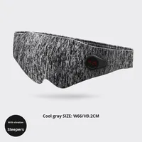 Silmy Beauty 2025 Meilleur masque de sommeil pour les yeux avec design 3D, massage intelligent, réveil vibrant, alimenté par batterie pour des yeux rafraîchis