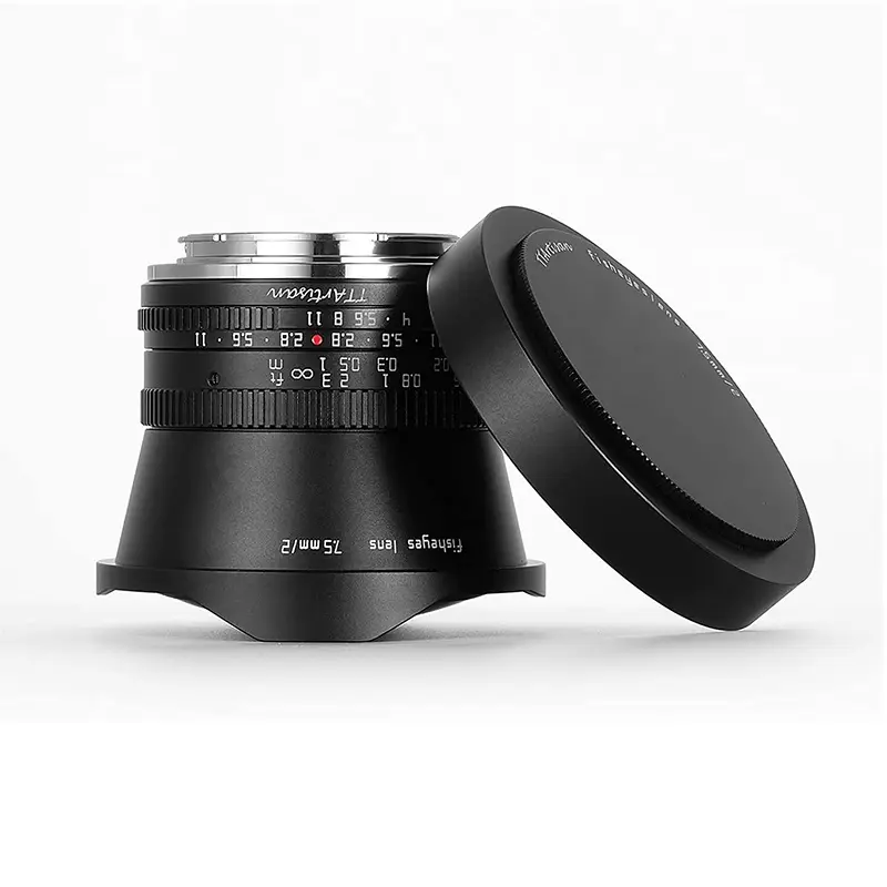 TTArtisan 7.5mm F2.0 APS-C Large Aperture Fish Eye Lens with ND Filter Compatible with E/X/M/M43/L/Z/R-Mount Camera