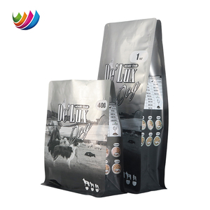 Kantong Plastik Makanan Anjing 500g 1kg 5kg 12kg Custom Resealable, Kemasan Camilan Hewan Peliharaan, Kantong Flat Bottom dengan Zipper - Product Image 1