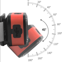 Lampe frontale LED super lumineuse rechargeable avec capteur, étanche, pour le camping, la randonnée, la pêche, le cyclisme