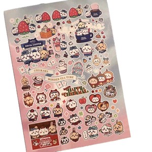 Livre d'autocollants mignons Chiikawa Usagi Hachiware, autocollants de dessin animé Kawaii, autocollants DIY pour journal, scrapbooking, autocollants d'anime pour filles, fournitures scolaires - Product Image 5
