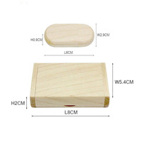 Nouvelle clé USB 3.0 en bois de 4 Go