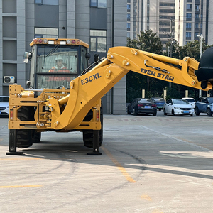 Cargadora de Ruedas 4x4 Diésel con Retroexcavadora Hidráulica, Máquina de Construcción Multifuncional en Venta - Product Image 4