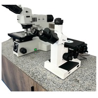 Metallographic Trinocular Microscope with Metallurgical Image Analysis Software for Metal Identification