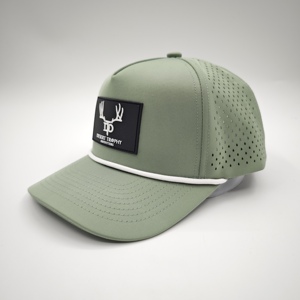 Gorra de Béisbol Personalizada de 5 Paneles con Logotipo Bordado, Diseño de Frutas, Ajustable, Impermeable, con Orificios Perforados Cortados con Láser - Product Image 3