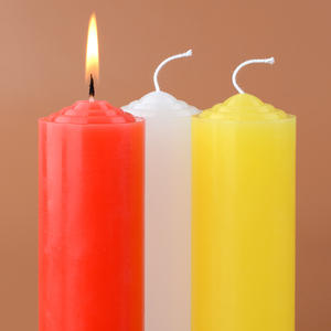 Velas de Respaldo para Apagones Eléctricos, Multicolores, Inodoras, de 24 Horas, Gruesas, Rojas, Blancas, Moradas para Festivales, Negras Puras - Product Image 2