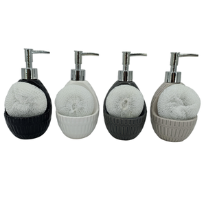 ที่ใส่สบู่เซรามิกเพ้นท์ลายดอกชบาแบบมีที่วางฟองน้ำ สำหรับห้องครัวและห้องน้ำ พร้อมโลโก้สั่งทำ - Product Image 2