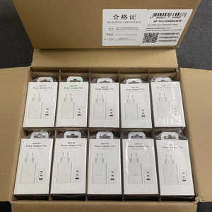 <span class=keywords><strong>Cargador</strong></span> de potencia total de 65W con enchufe EU US UK PD QC Adaptador de corriente de 3 puertos 25W 45W 65W <span class=keywords><strong>Cargador</strong></span> de carga súper rápida para <span class=keywords><strong>Samsung</strong></span> - Product Image 2