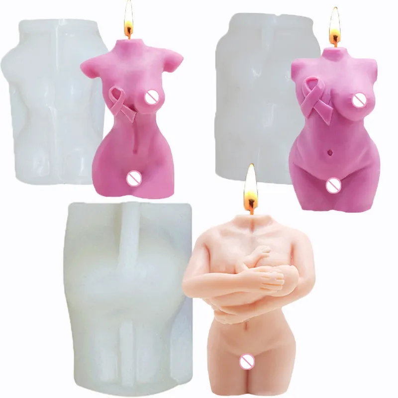 LOVE'N LV506B Bowtie Fat Woman and 3D Human Baby and woman body sexy goddess resin art mold body stampo <span class=keywords><strong>in</strong></span> <span class=keywords><strong>silicone</strong></span>