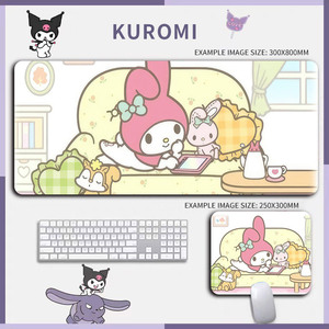 Tapis de souris de <span class=keywords><strong>jeu</strong></span> ergonomique écologique Kulomi de dessin animé avec repose-poignet, impression par sublimation, personnalisable, épaisseur en gros - Product Image 3