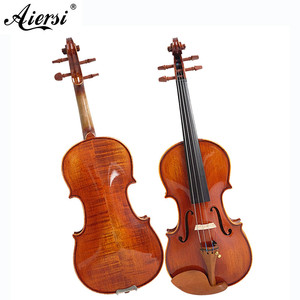 Sinomusikブランドすべての固体高度なバイオリン手作りプロ塗装ニス44バイオリン弦楽器 - Product Image 2