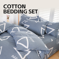 Vente en gros de draps de lit personnalisés en coton 100% - Ensemble de literie 4 pièces - Housse de couette - Taille King Size - Taille Queen Size - Taille Full - Super doux - Luxe