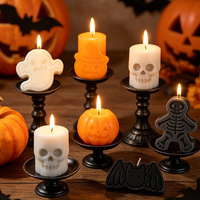 Grenzüberschreitende Halloween-Kürbis-Geisterförmige Kerze Großhandel Kreative Handgemachte Duftkerzen-Geschenkset für Zuhause