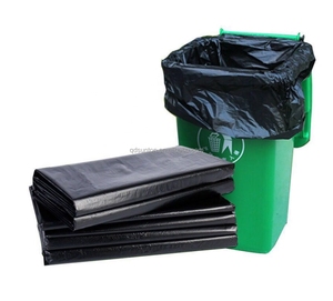 Bolsas de Basura Planas de PE Reciclables y Ecológicas con Cordón, Diseño Personalizado, para Autos, Contenedores de Basura - Product Image 1