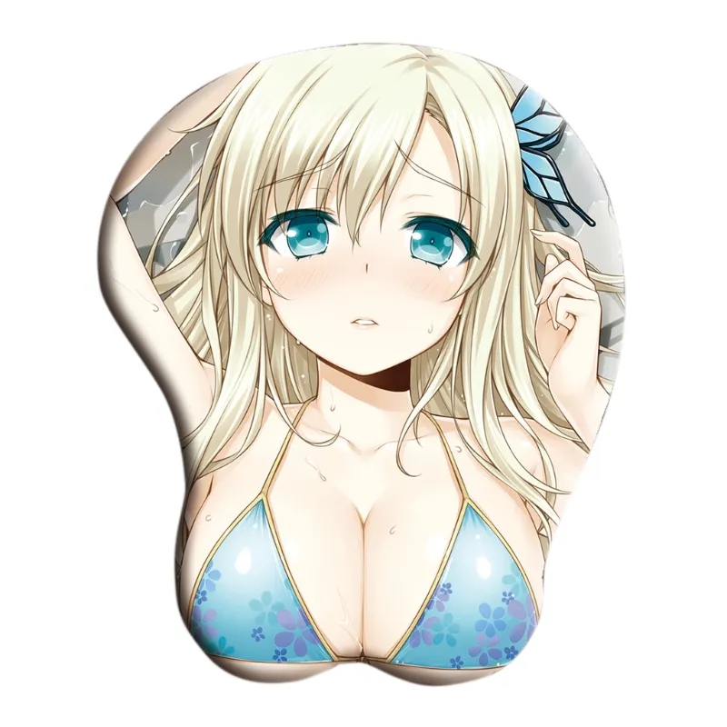 Design Custom 3D Sexy Girl Big Breast or Boy Style Mouse Pad Wrist Rest non-Slip Mouse Pad