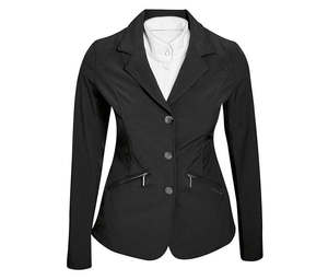 Kunden spezifische Logo Reit bekleidung Langlebige dehnbare Stoff Reit leistung Wettbewerb Show Jacken - Product Image 5