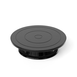 <b>Cake</b> <b>Decorating</b> <b>Turntable</b> Plastic Rotary Table Round Black Baking Utensil <b>Cake</b> Tools - Product Image 1