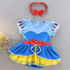 Costumes de princesse d'été pour bébé fille de 3 à 18 <span class=keywords><strong>mois</strong></span>, Tinkerbell, avec bandeau - Product Image 5