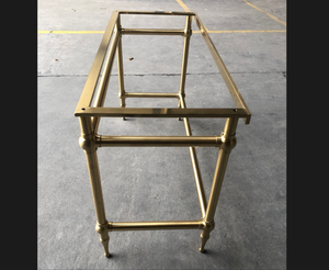 Salles de bain de luxe dans <span class=keywords><strong>les</strong></span> hôtels : Ensemble de salle de bain avec lavabo en céramique et base en acier vintage, mobilier de villa, meuble-lavabo artistique NEUF - Product Image 3