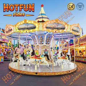 Manège de carnaval d'été : Carrousel mécanique à 25 places avec chevaux - Product Image 4