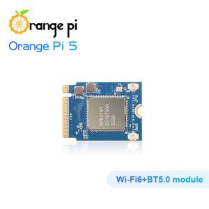 Orange <span class=keywords><strong>Pi</strong></span> 5 Wi-Fi6 BT 5.0-Modul UART/ PCM-Schnitts telle BCM4375 Drahtloser Chip 2,4 GHz 5GHz MIMO Standard 2 Antennen für Orange <span class=keywords><strong>Pi</strong></span> 5 - Product Image 4