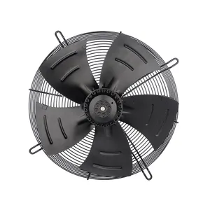 Ventilador de flujo axial vertical de 400mm, dispositivo de escape industrial montado en la pared, 115V, 230V, 380V, CA, 400mm