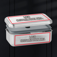 Boîte à bento en acier inoxydable 304 avec couvercle anti-fuite, ensemble de couverts, compatible lave-vaisselle, boîte à lunch isotherme à 2 couches pour l'école